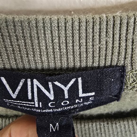 Vinyl Icons Def Leppard Patchwork Crewneck Long Sleeve Sweatshirt Medium - Picture 4 of 9